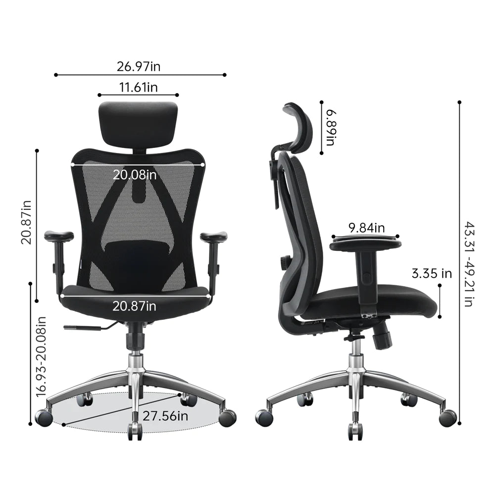 Sihoo M18 Classic Office Chair With Triple Spinal Relief