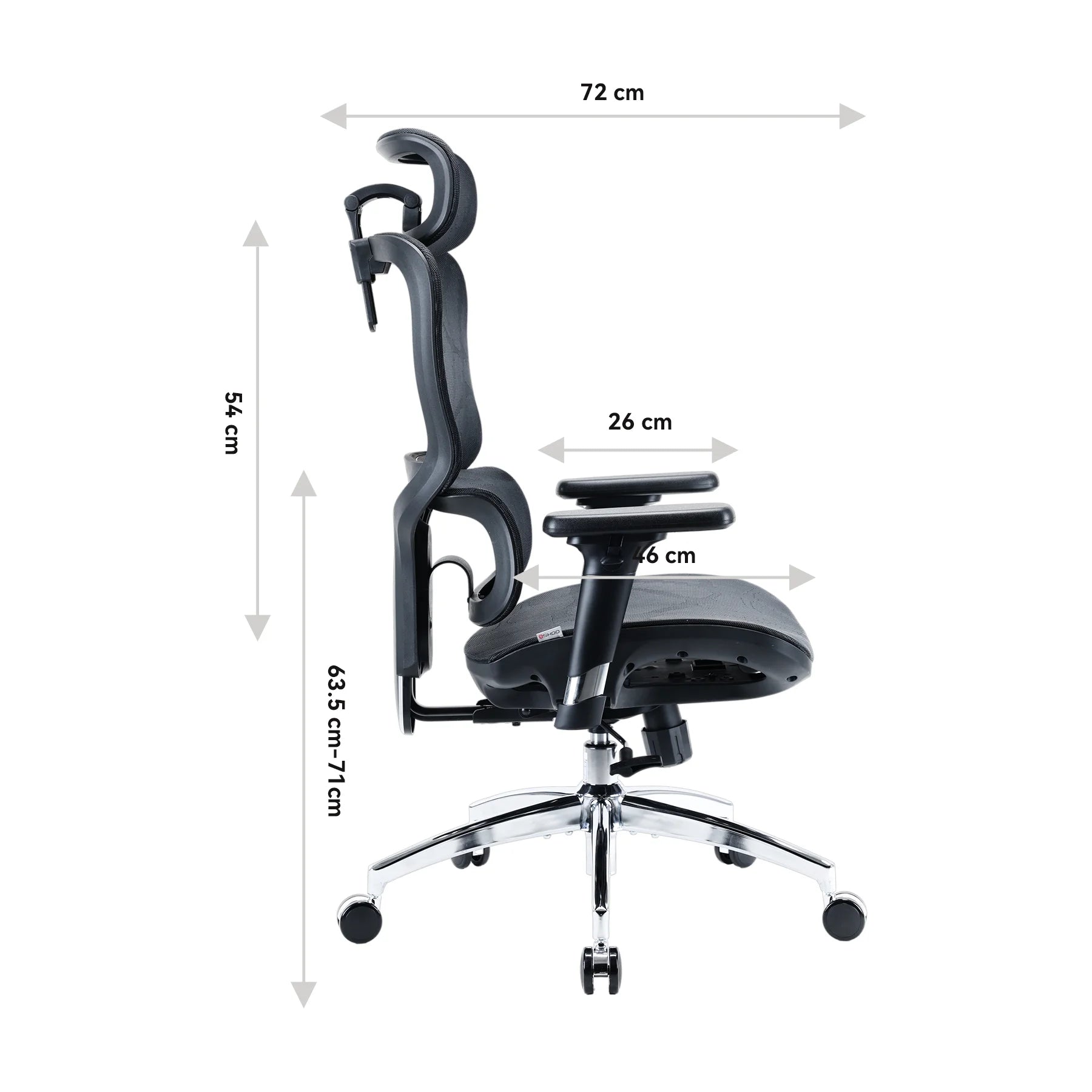 SIHOO M56B Ergonomic Office Chair con supporto ultra-ampio e ultra-adattativo