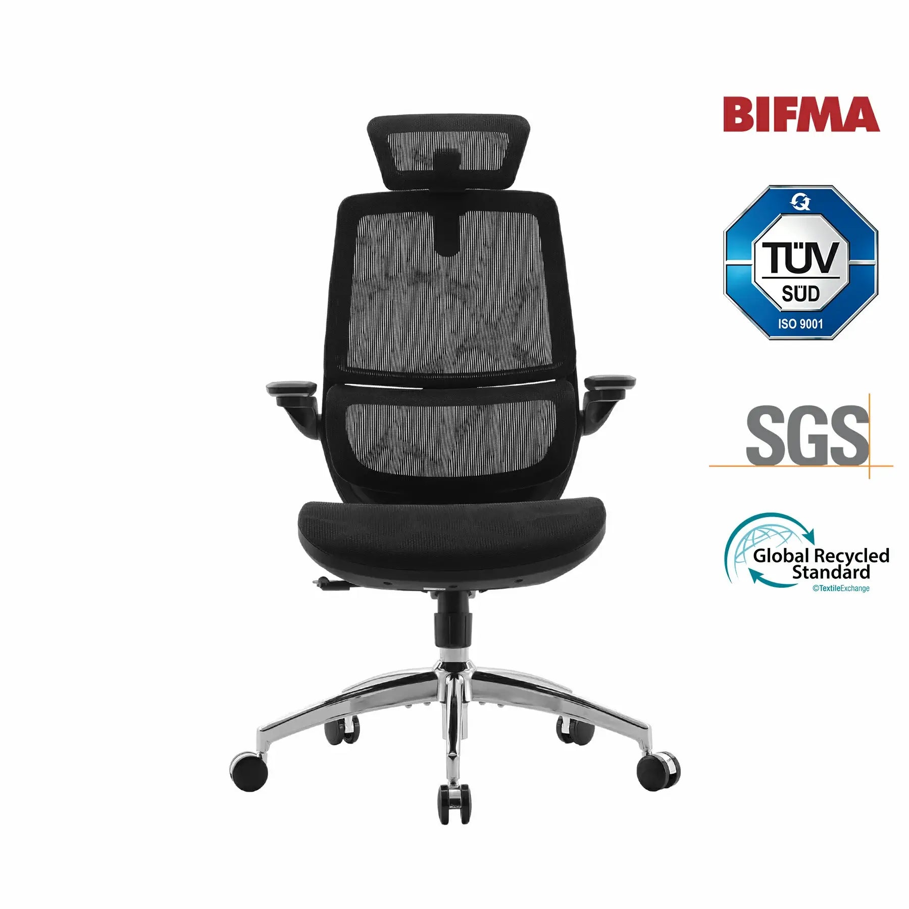 Sihoo M59AS Ergonomic Office Chair with Dual-Section Backrest & 3D Flip-up Armrests