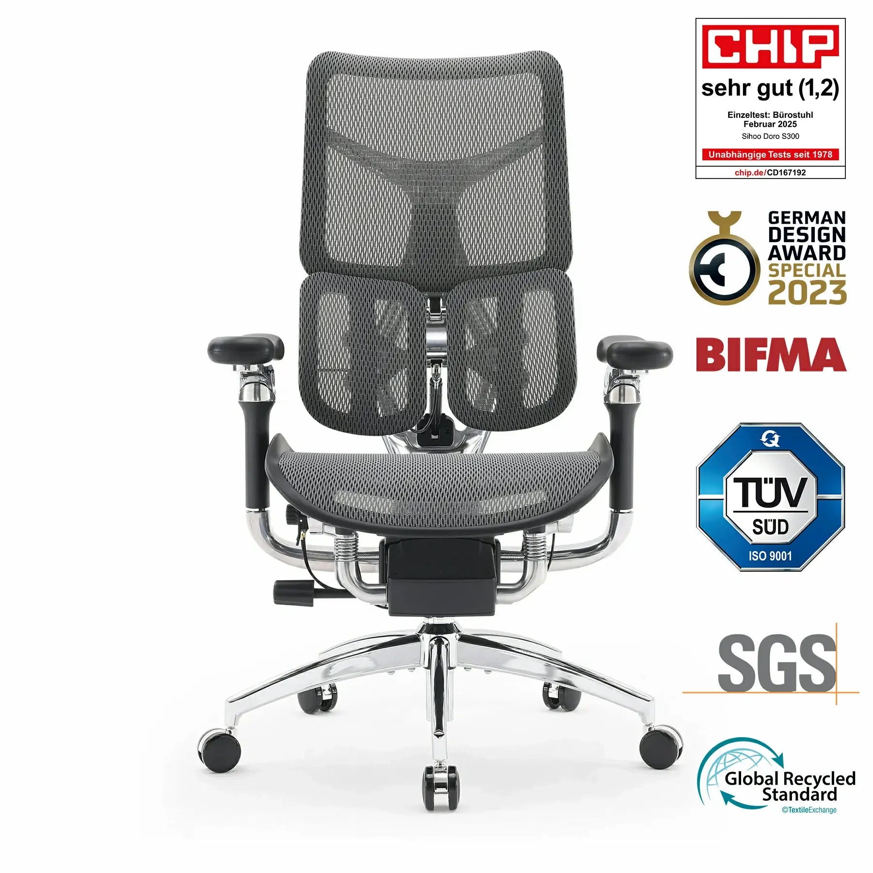 Sihoo Doro S300 "Gravity-Defying" Ergonomic Chair