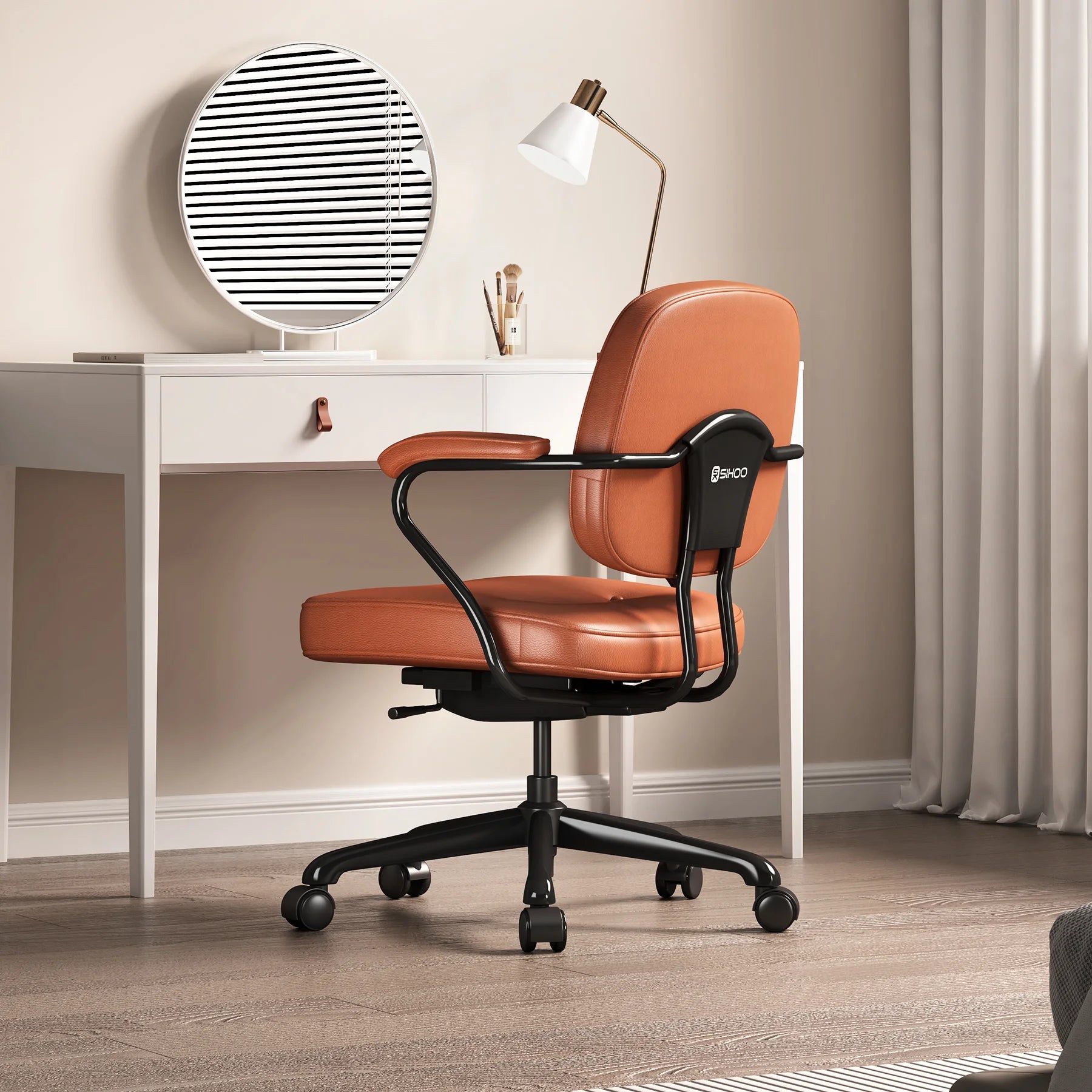 <tc>Sihoo L3 Mitte des Jahrhunderts Luxus-Lederstuhl</tc>