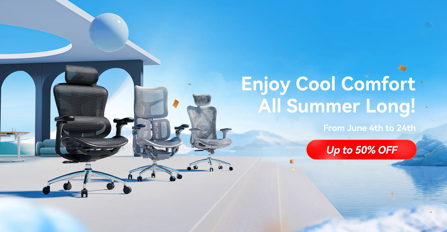 Beat the Heat with Our Summer Sale! Up to 50% OFF Sihoo Chairs!