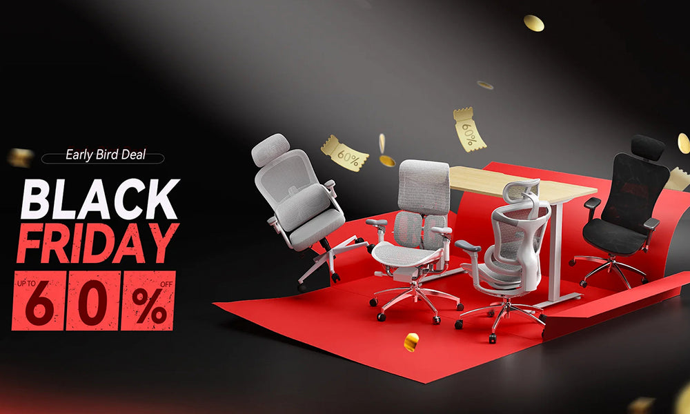 Up to 60% OFF! Sihoo Black Friday Sale Starts Early with Unbeatable Deals on Ergonomic Chairs