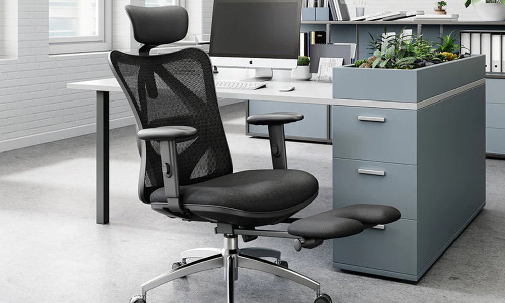 Ergonomic Office Chairs with Footrests