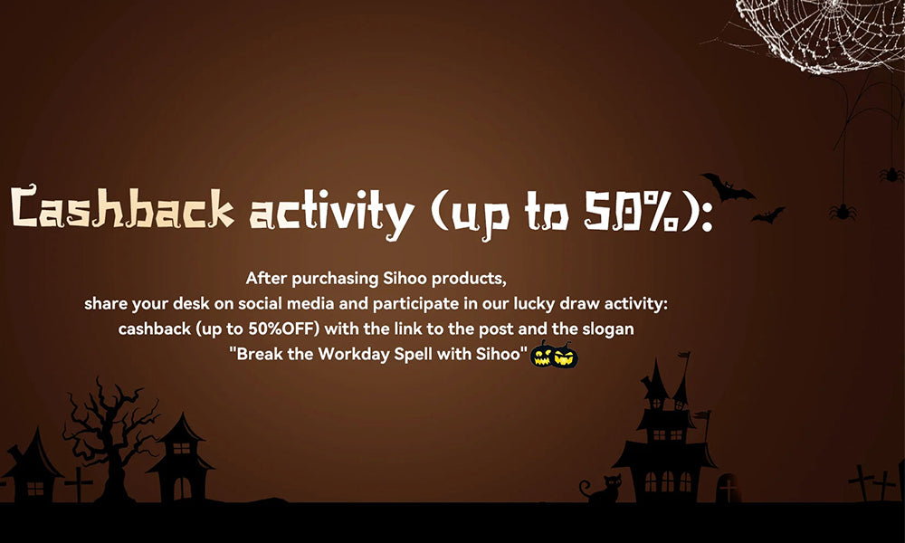 Halloween Share Your Sihoo & Win up to 50% Cashback! 