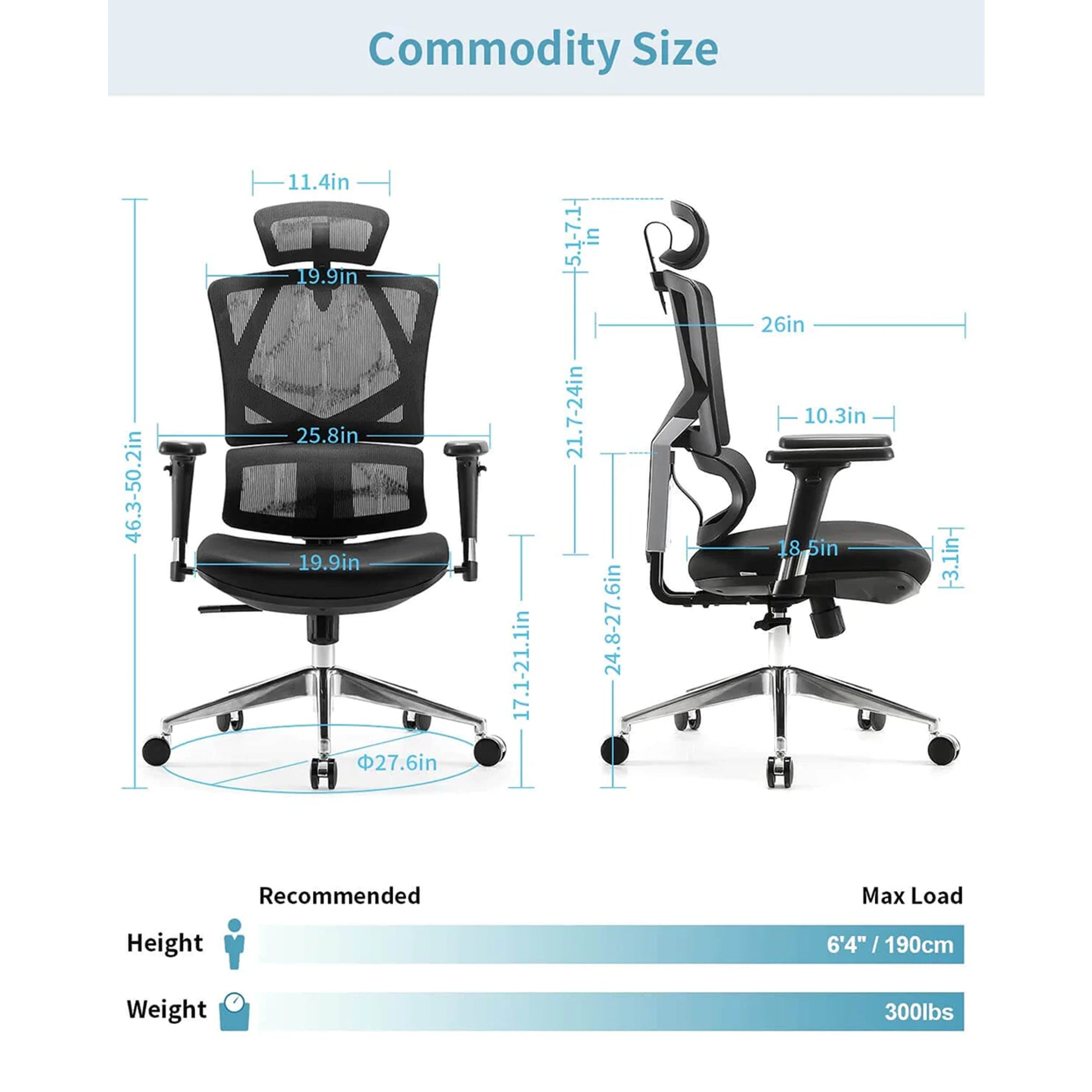 Sihoo M90D Ergnonomic Office Chair with Dynamic Lumbar Support