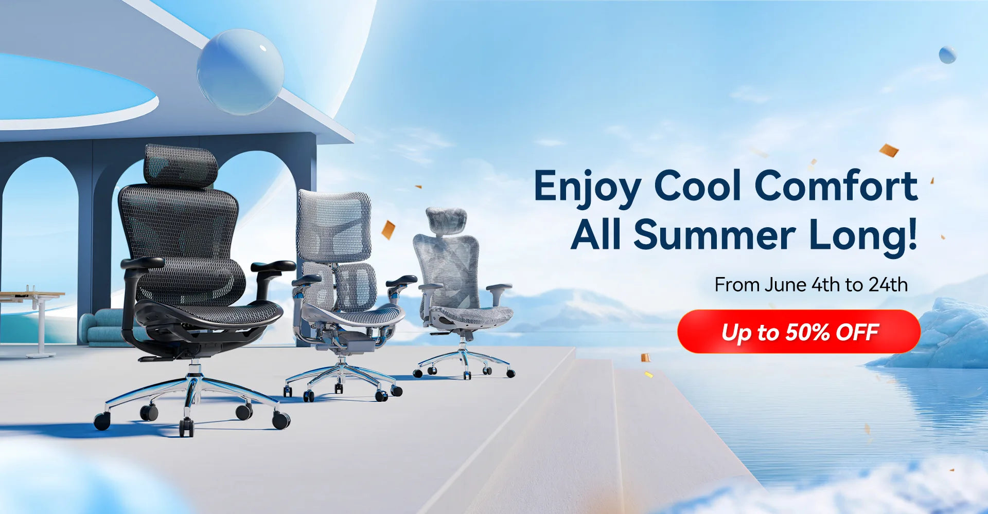 Beat the Heat with Our Summer Sale! Up to 50% OFF Sihoo Chairs!