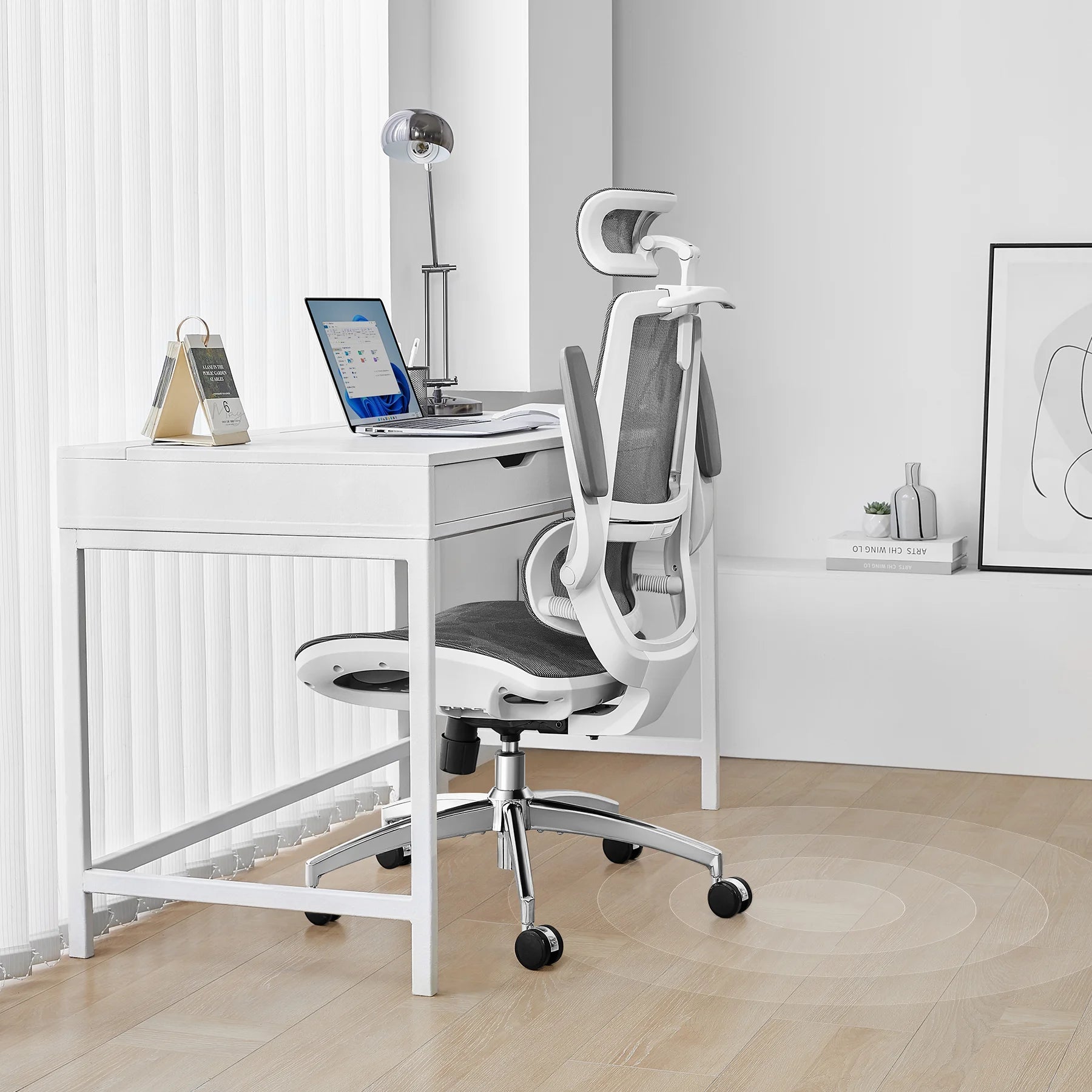 (NEW) Sihoo M59AS Ergonomic Office Chair with Dual-Section Backrest & 3D Flip-up Armrests