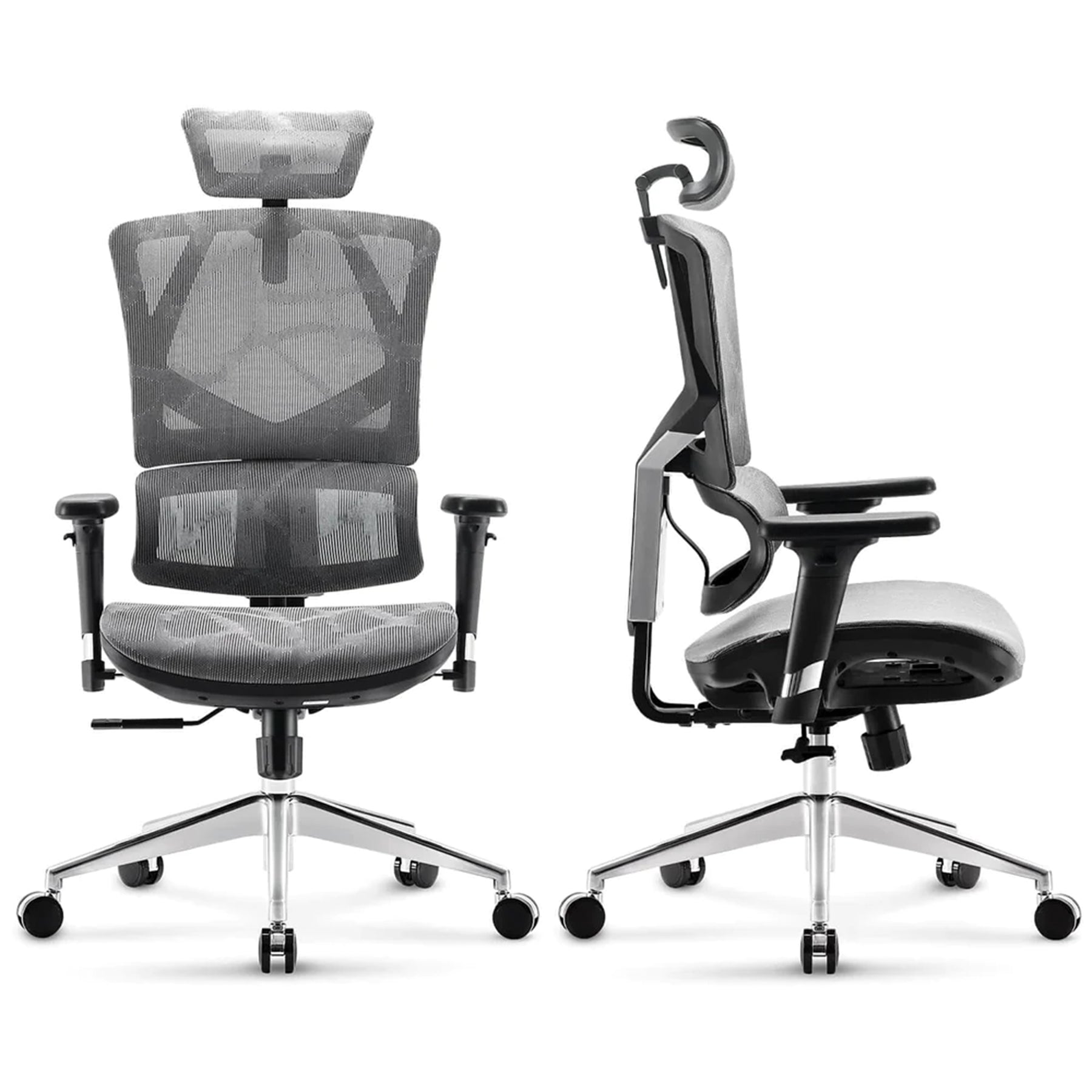 Chaise de bureau ergonomique Sihoo M90C avec support lombaire dynamique