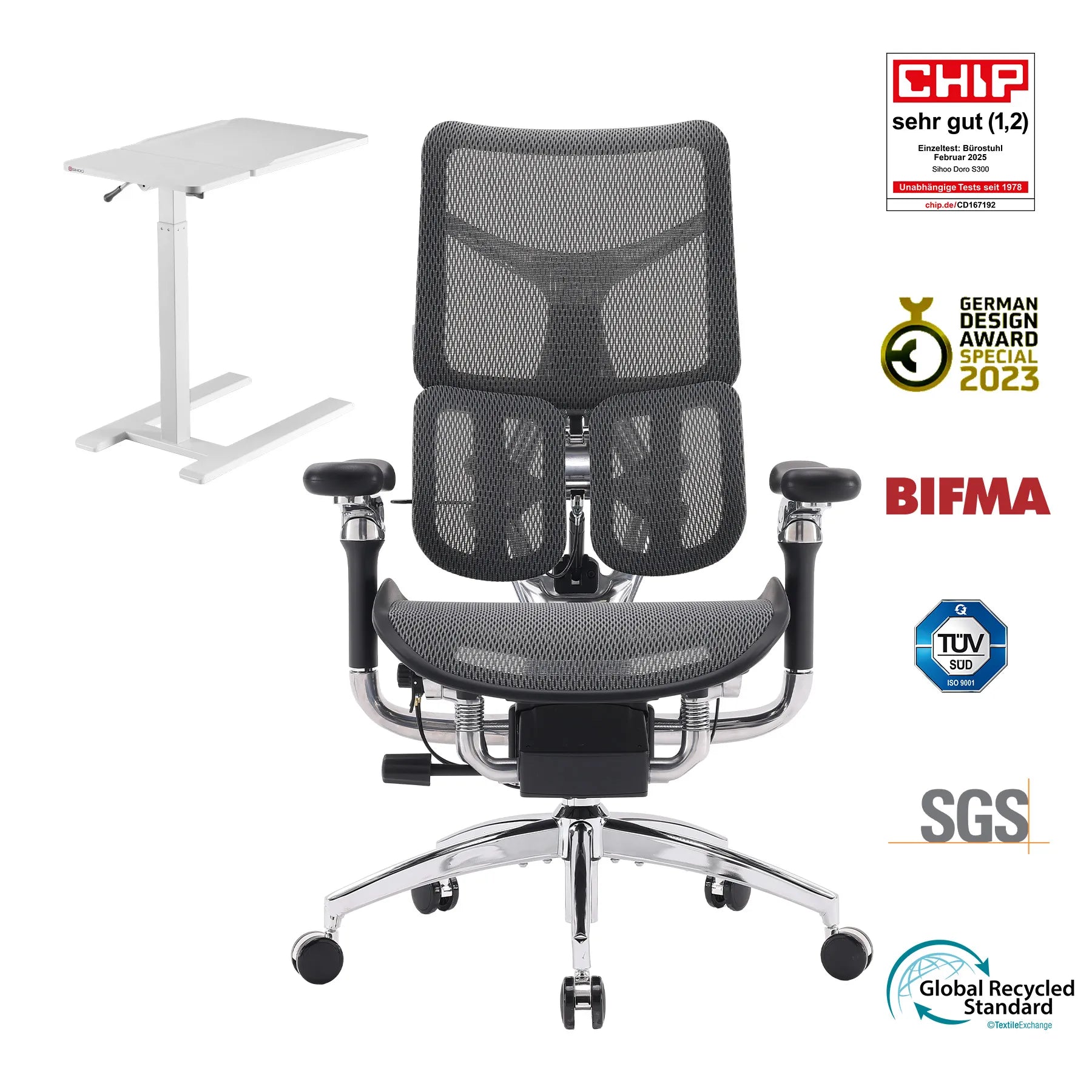 Sihoo Doro S300 "que desafía la gravedad" silla ergonómica