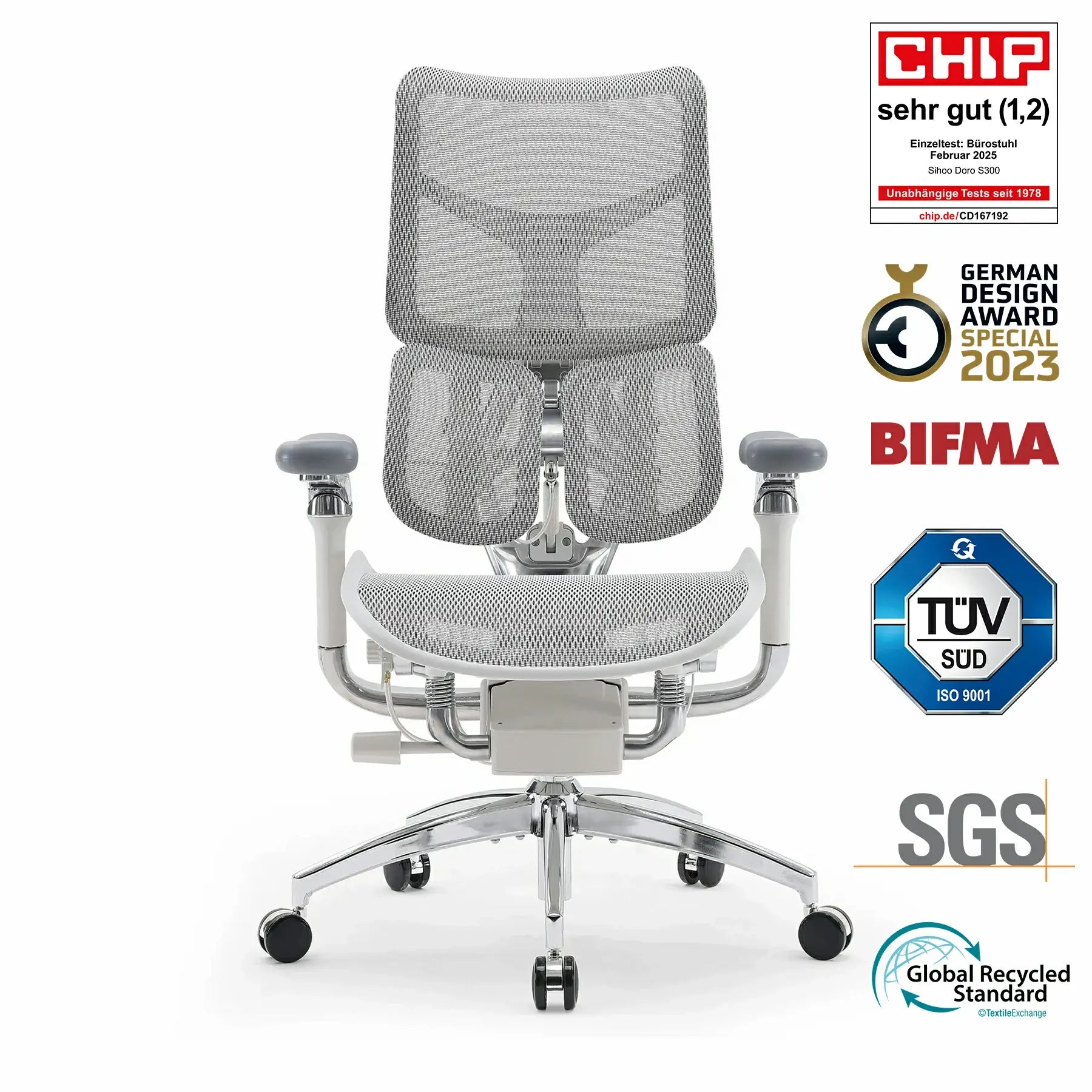 Sihoo Doro S300 "Gravity-Defying" Ergonomic Chair