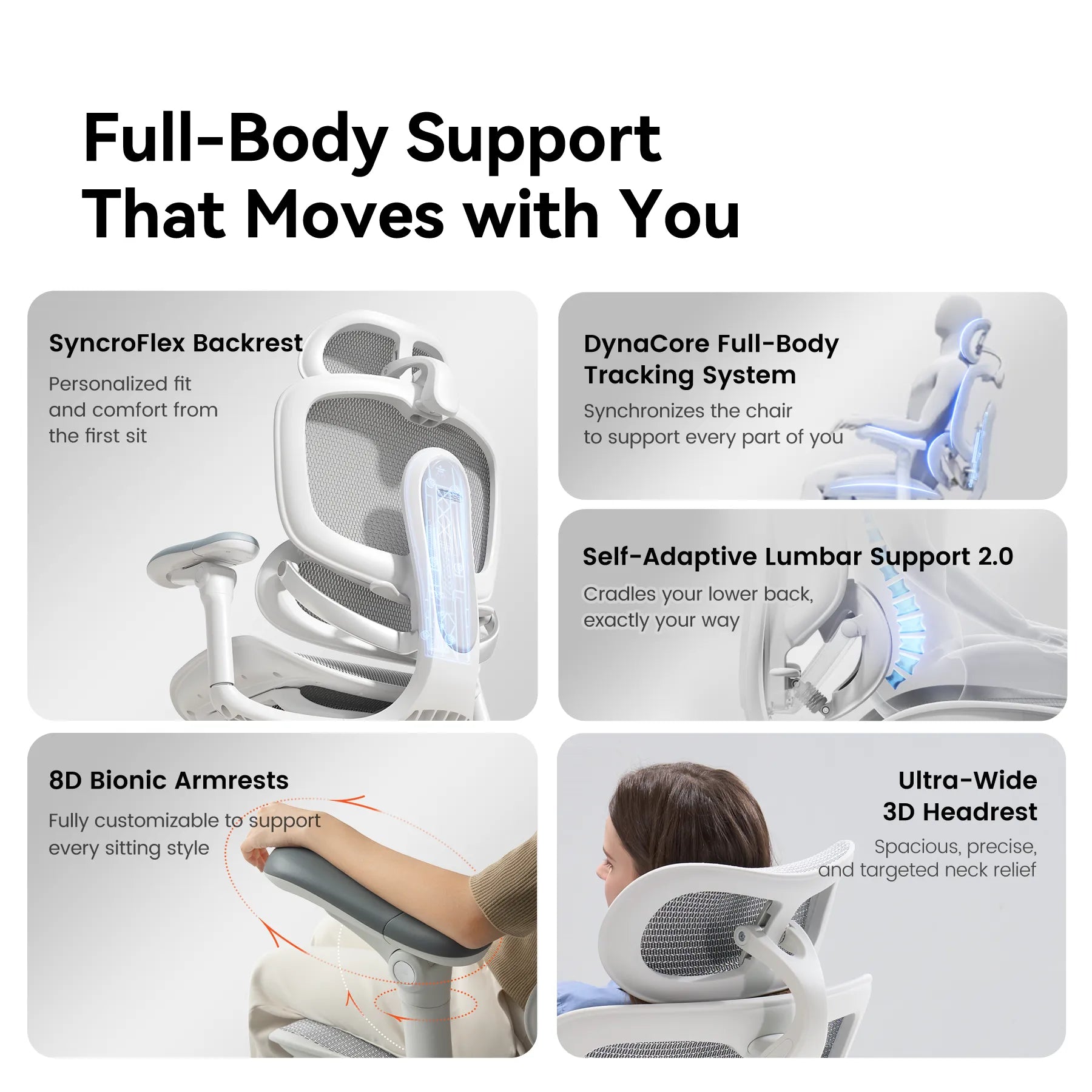 Chaise ergonomique adaptative pour tout le corps Doro C300 Pro V2